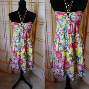 floral flowy babydoll dress